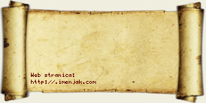 Vida Aćimović vizit kartica